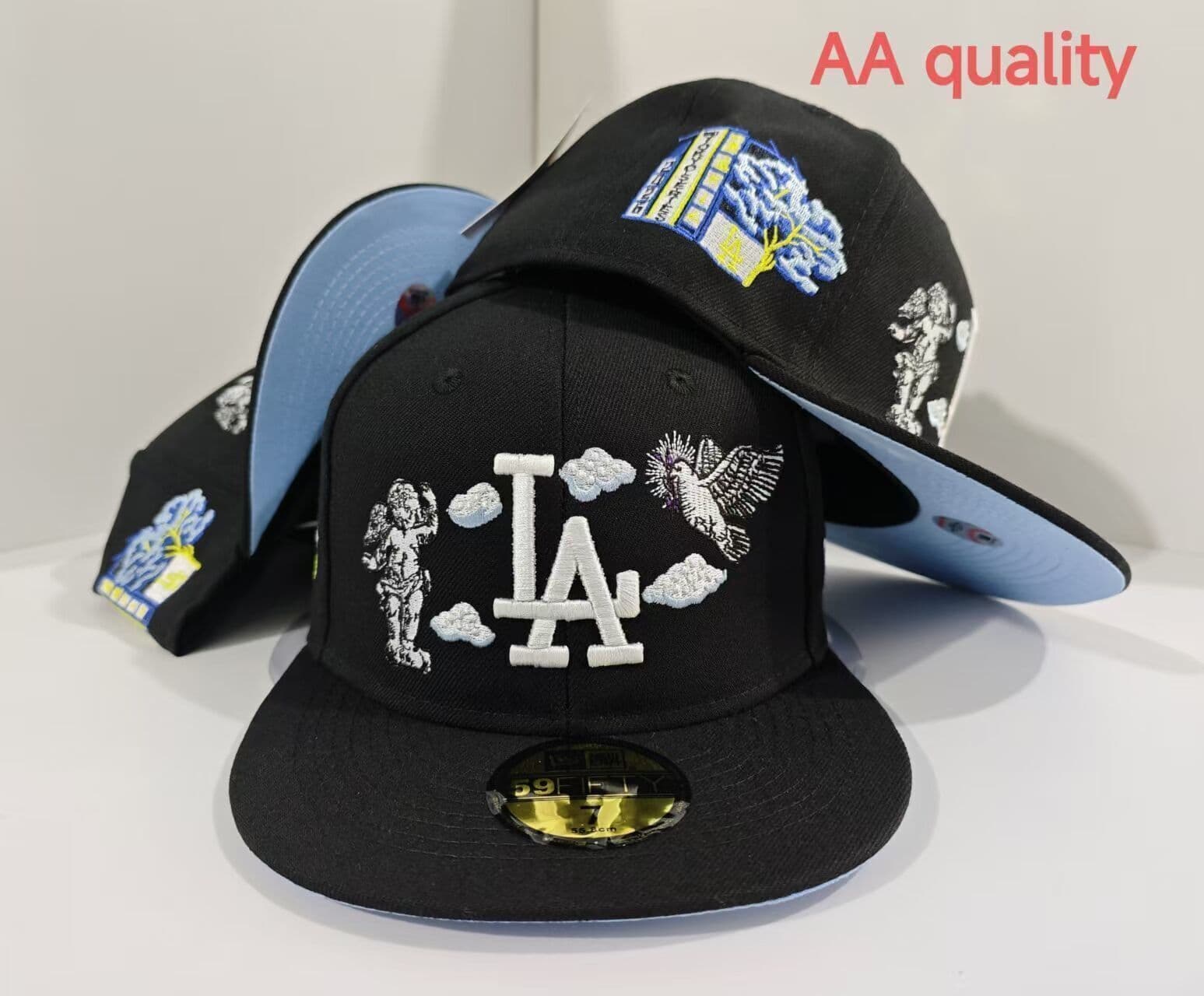 Casquette de baseball tendance 2025, modèle AA, taille unique, visière plate, idéale pour les équipes de commerce extérieur transfrontalier.