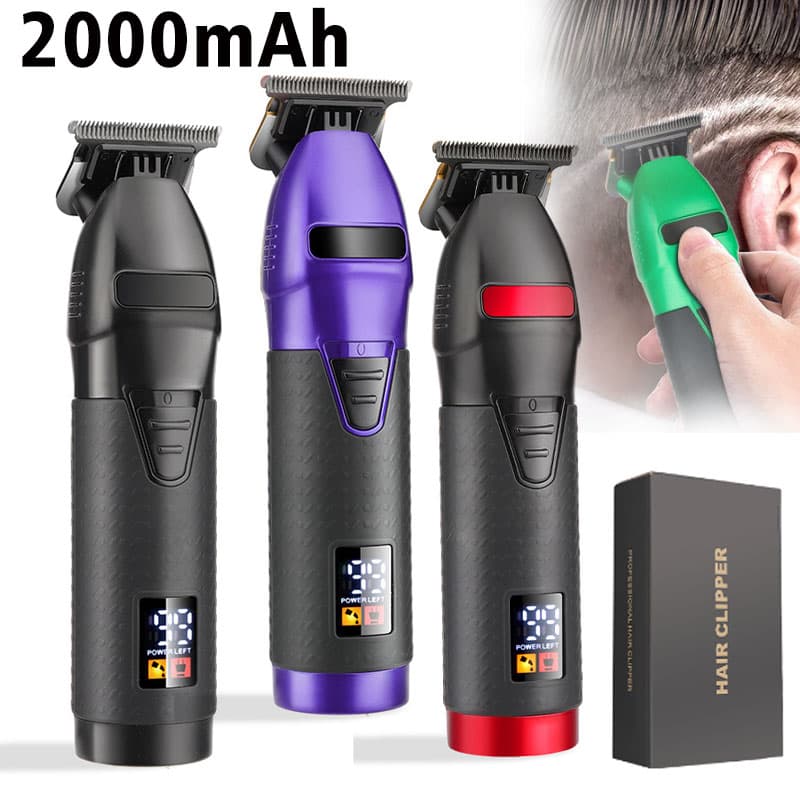 T9 USB Hair Clipper Professional Cordless Electric Hair Trimmer Barber Shaver Trimmer Beard 0mm Men Hair Cutting Machine For Men