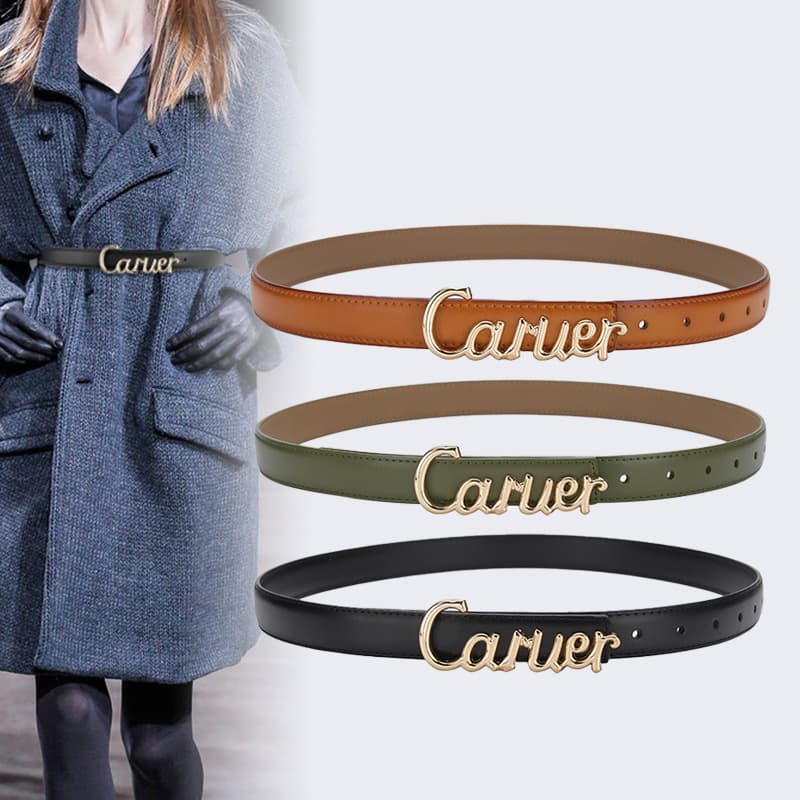 Women's Leather Belt, Summer Versatile, Trendy And Stylish, New Genuine Leather Retro Style.