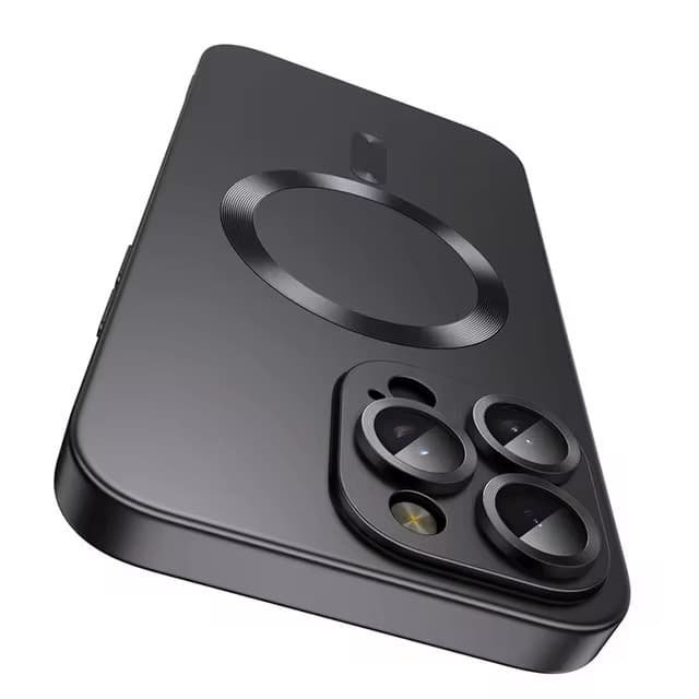 Coque de protection mate antidérapante pour iPhone 16, 15, 13, 12, 11, 14 Pro Max Plus, avec chargeur sans fil magnétique