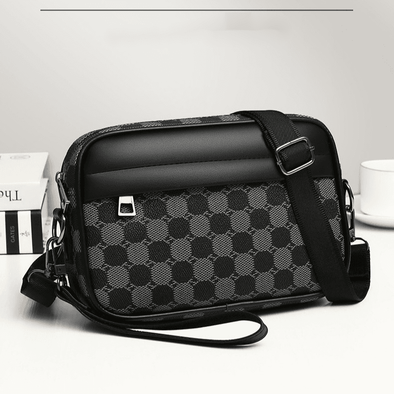 2024 New Casual Small Square Fashionable Men's Shoulder Outdoor Sports Crossbody Bag
