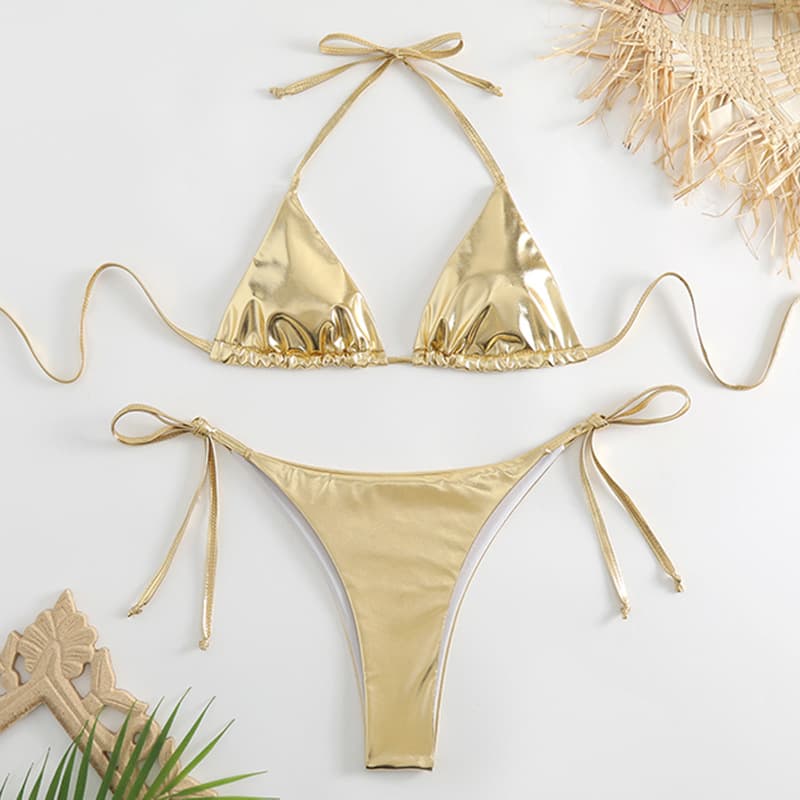 Women's New swimsuit sexy lace bikini swimsuit women's durable hot stamping bikini