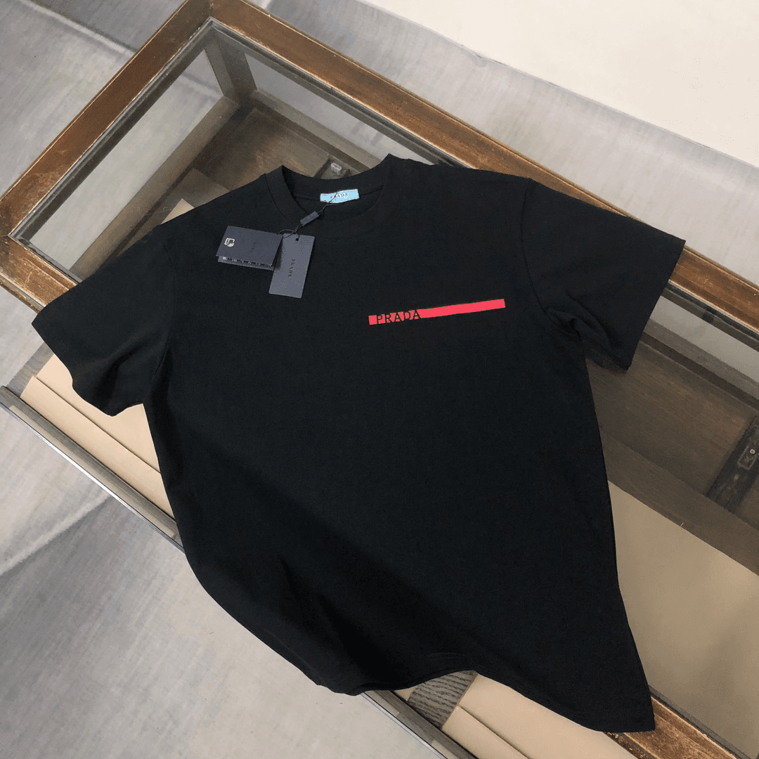 Hommes Nouvelle Tendance De La Mode Haut De Gamme Célèbre Marque D'été Couleur Unie T-shirt À Manches Courtes Pour Hommes Imprimé Pur Coton Sé