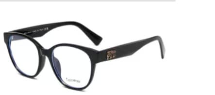 Lunettes de soleil 02vv Open Black Retro à monture unie polyvalente, avec ou sans correction, verres bleus.