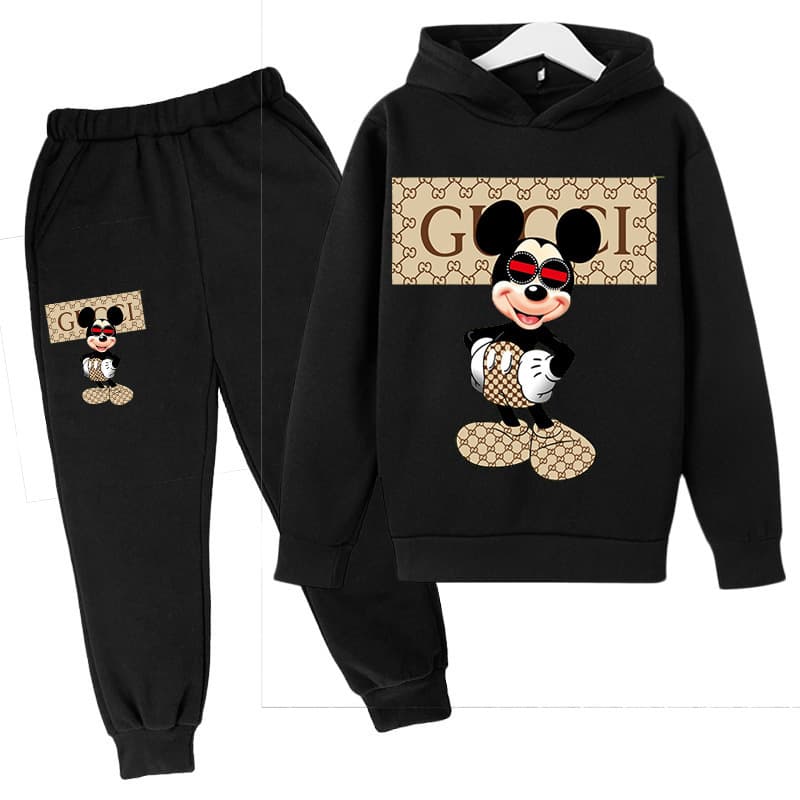 Vêtements pour bébé et mère Sweat à capuche tendance pour garçons et filles