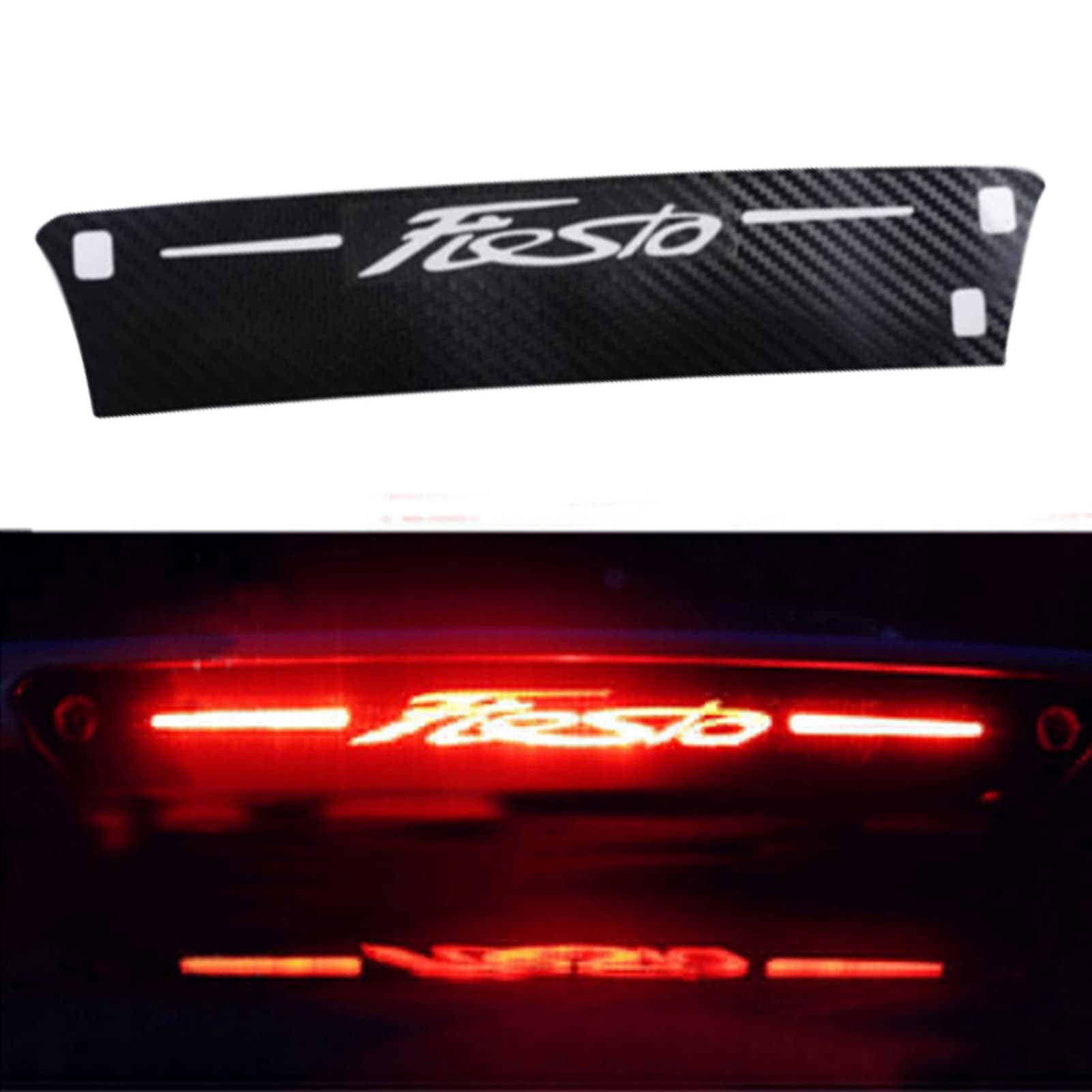 Yuanmheng Car Styling Brake Light Sticker Stop Lamp Decals for Ford Fiesta Hatchback