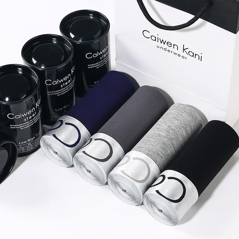 Men's Underwear Large Size Boxer Briefs Breathable Waist Boxer Briefs Pure Cotton Modal Graphene