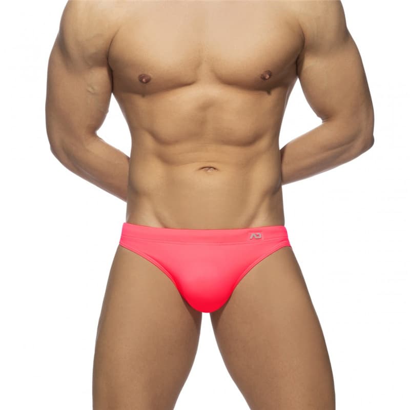 Swimming Trunks For Men With Low Waisted Bikini Briefs, Solid Colored Nylon Swimming Trunks, Cup Cups, Anti Awkwardness
