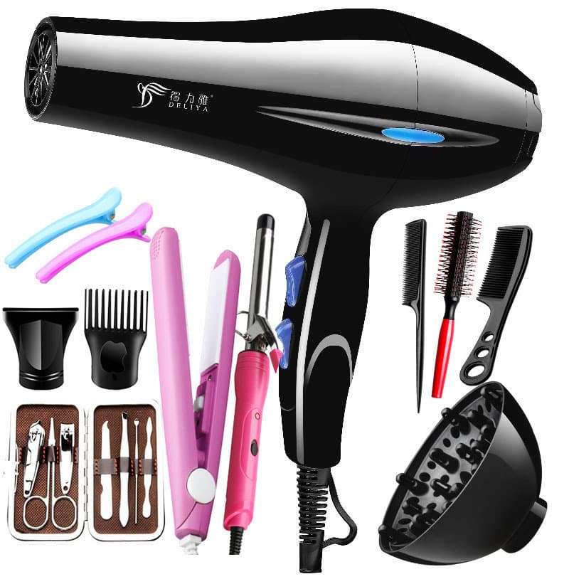 Hair Dryer - 1200W Professional Blow Dryer With 3 Heat/Cool Settings, Ionic Technology & Concentrator Nozzle For Home & Salon Use