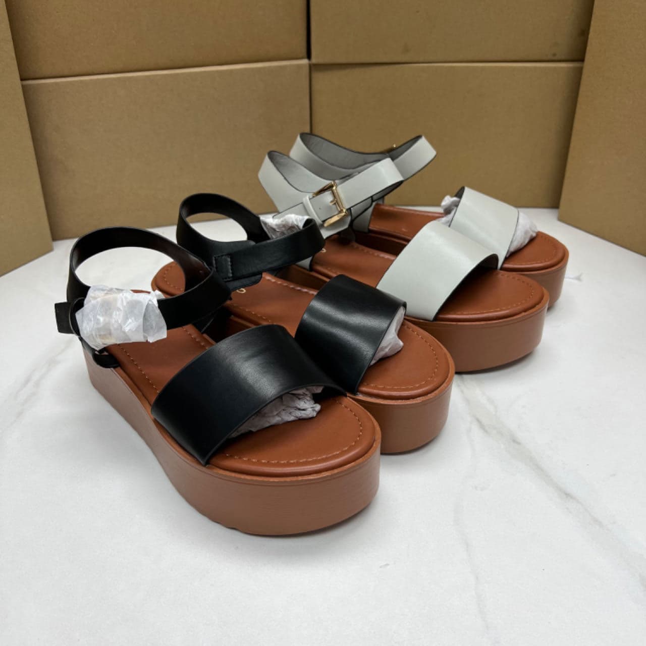 Women's Casual Sandals Thick Sole Comfortable Increased Comfort Flat Sandals For Women