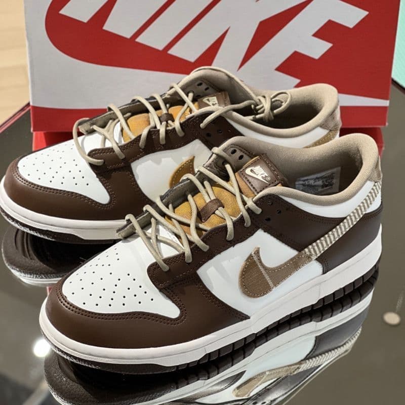 Chaussures basses marron et blanches pour hommes et femmes, chaussures de sport décontractées et tendance