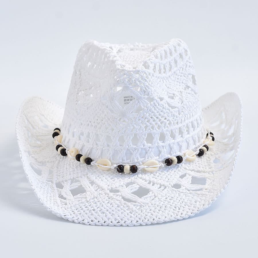 Fashion Natural Panama Straw for Women Summer Hollow Beach Sun Hats Sombrero