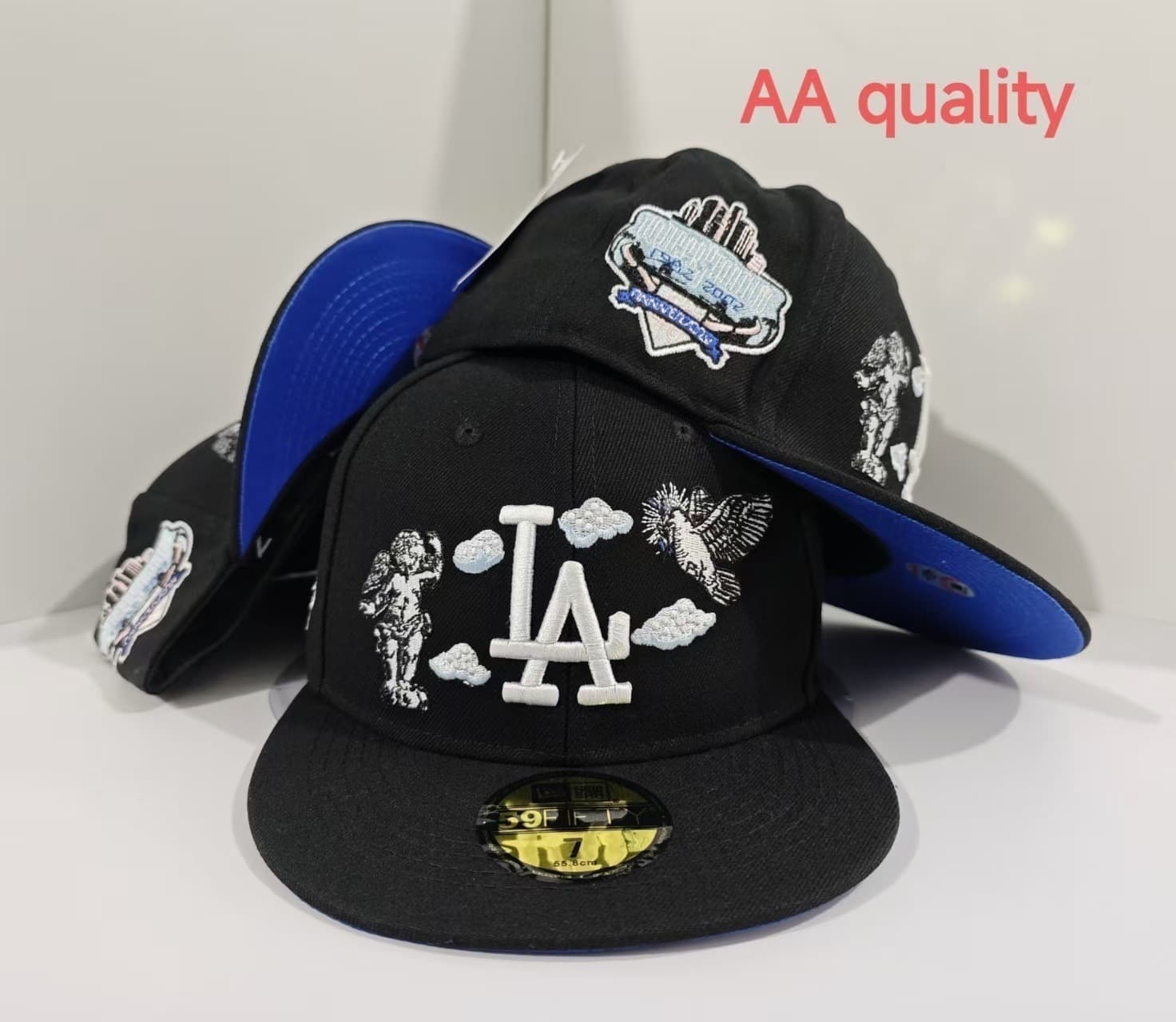 Casquette de baseball tendance 2025, modèle AA, taille unique, visière plate, idéale pour les équipes de commerce extérieur transfrontalier.
