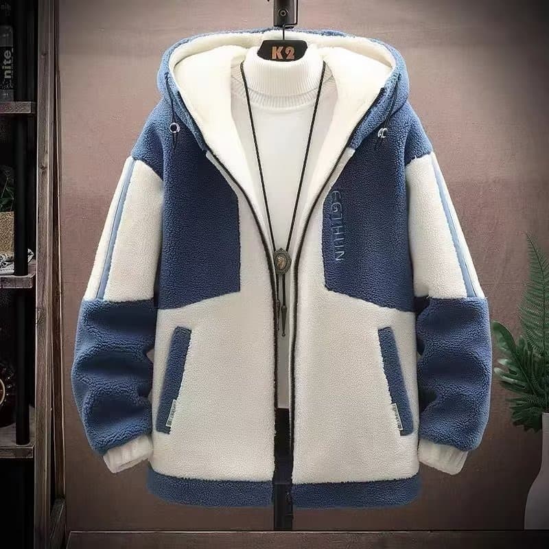 Men's Clothing Autumn And Winter Loose Quilted Thickened Jacket