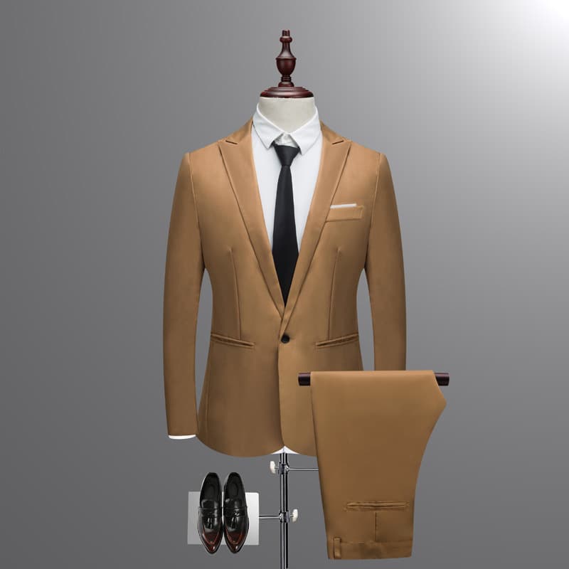 Men's Clothing 2024 autumn and winter fashion business suits slim men's two piece suits wholesale
