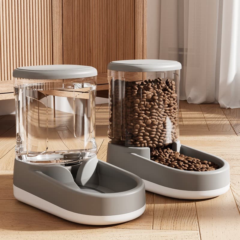 Dog drinking fountain cat automatic feeder dog feeding water cat drinking water flowing water unplugged kettle pet supplies
