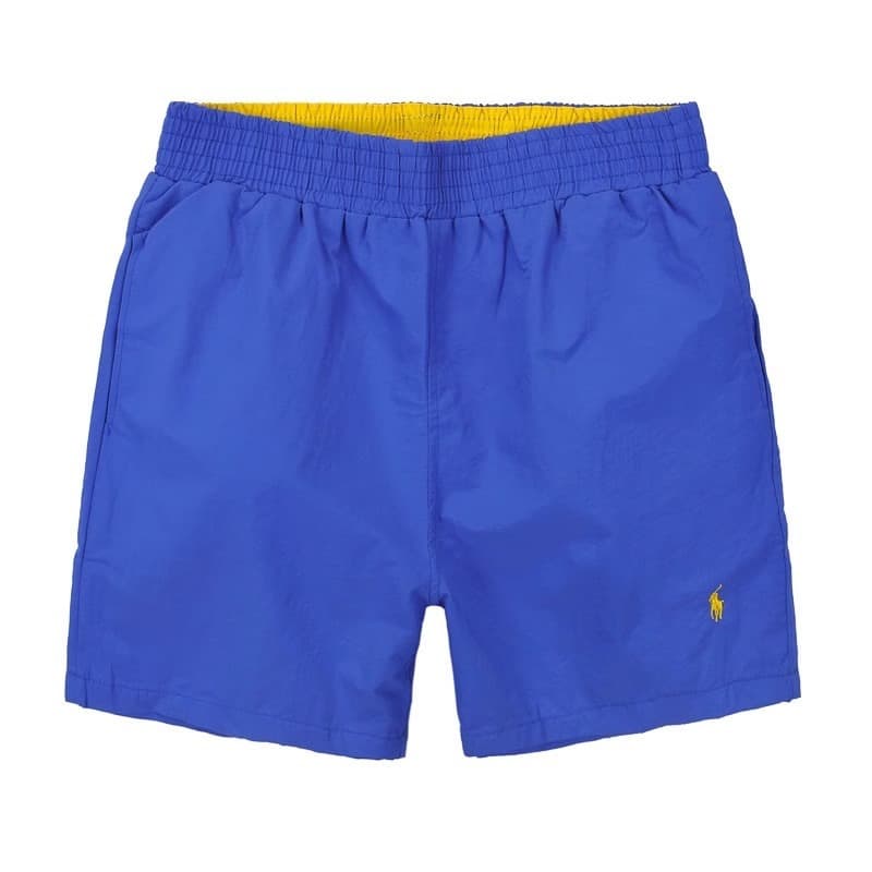 Short de bain homme à séchage rapide, short de plage taille élastique avec logo brodé, maillot de bain décontracté et léger pour la piscine et
