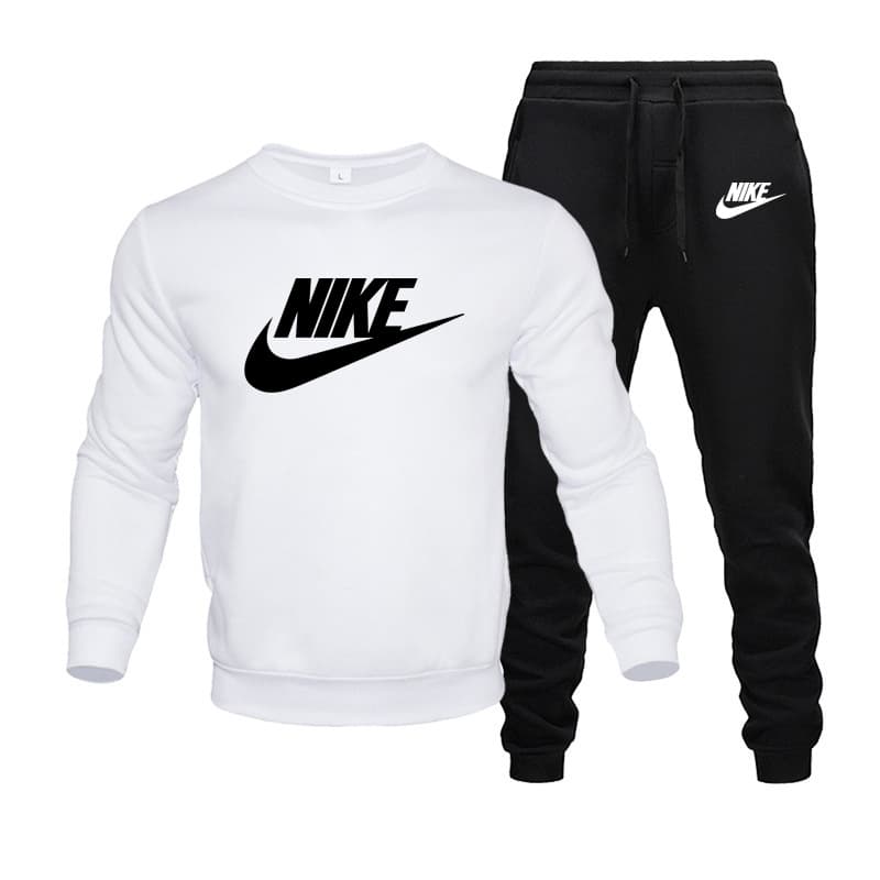 Ensemble pull à col rond et pantalon pour homme, haut à manches longues et pantalon, deux pièces, tendance et confortable, nouvelle collection aut