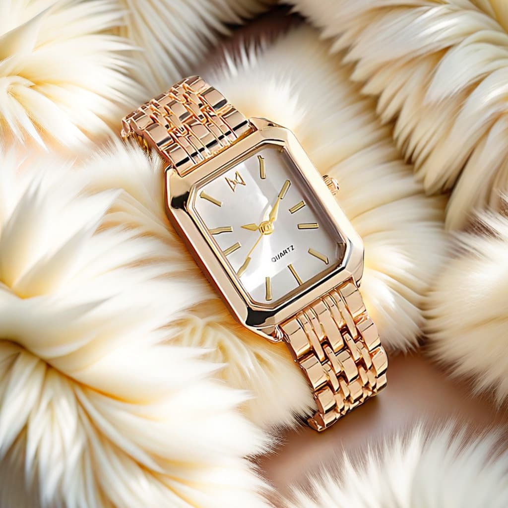 Women's Watches Simple Watch For Women Peacock Green High-end Rectangular Steel Belt Student Women's Watch Women's Watch