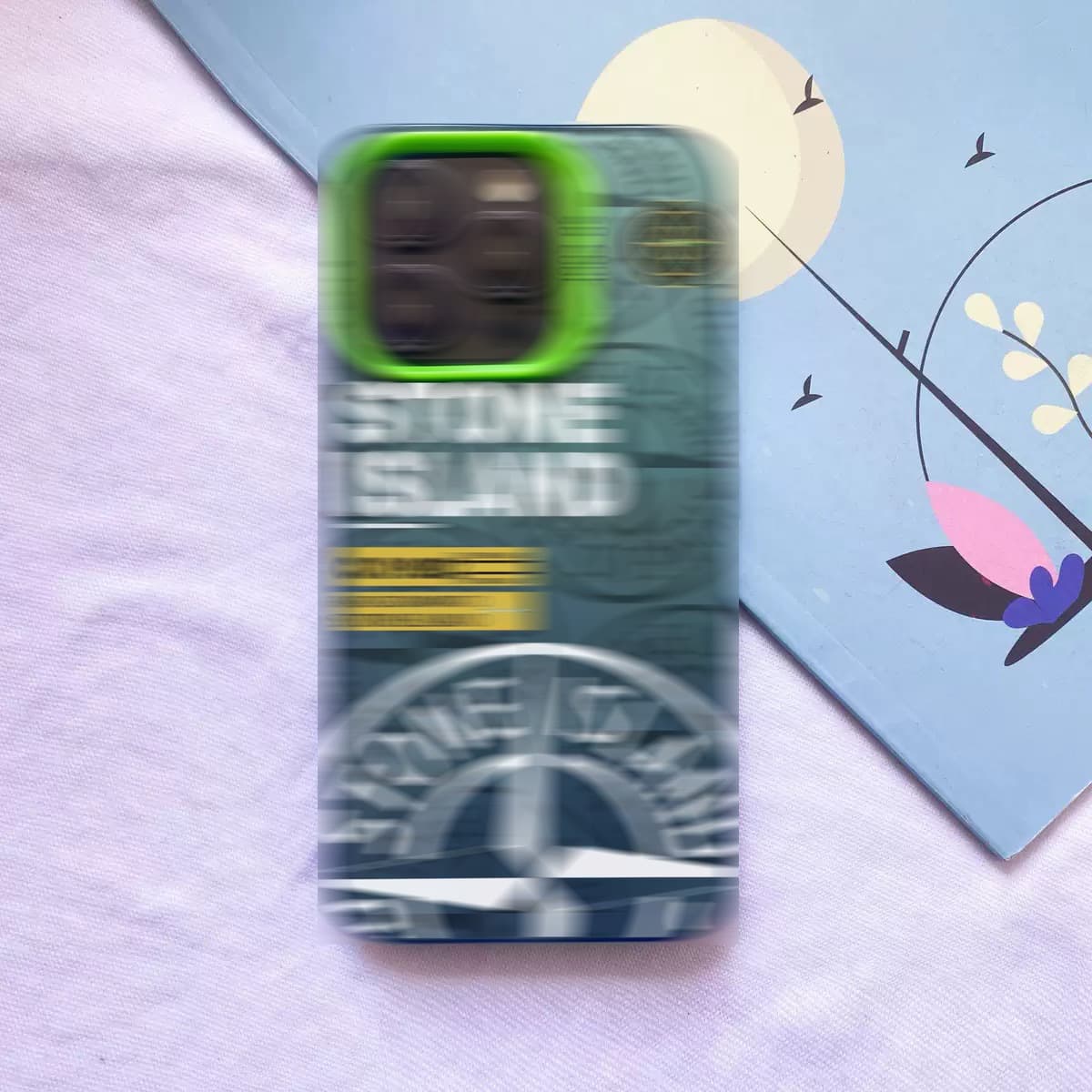 Coque Stone pour iPhone 17 Pro, 16/15/14/13, Laser 12, 11, Xs Max, Soft Plus Trendy Brand X