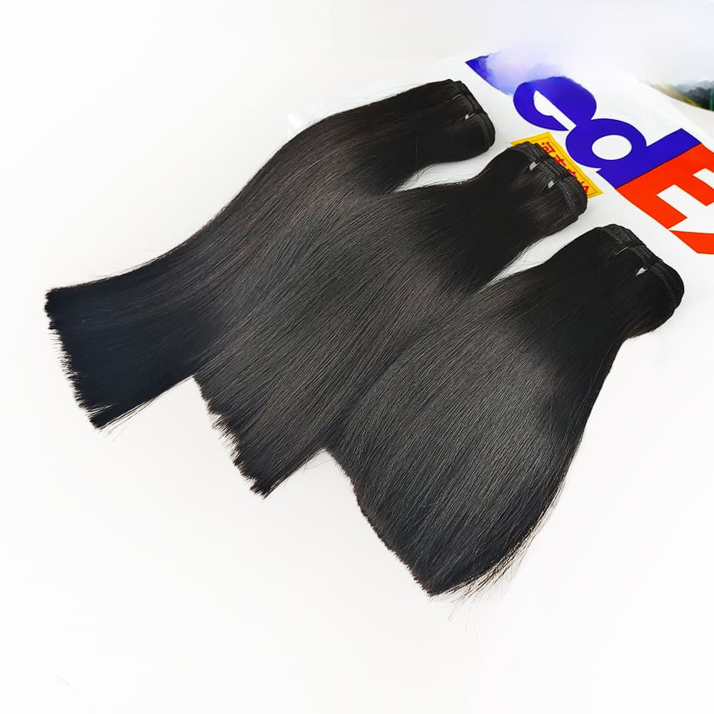 First-gear braid Hair curtain natural SDD Bone Straight Raw Vietnamese Hair Bundle