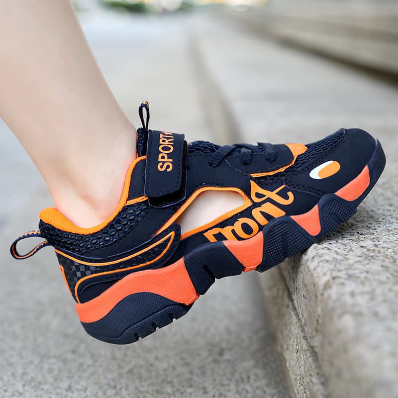 Kids’ Shoes Boys frame shoes summer new breathable children's sports shoes boys closed toe sandals medium and large children's shoes trendy