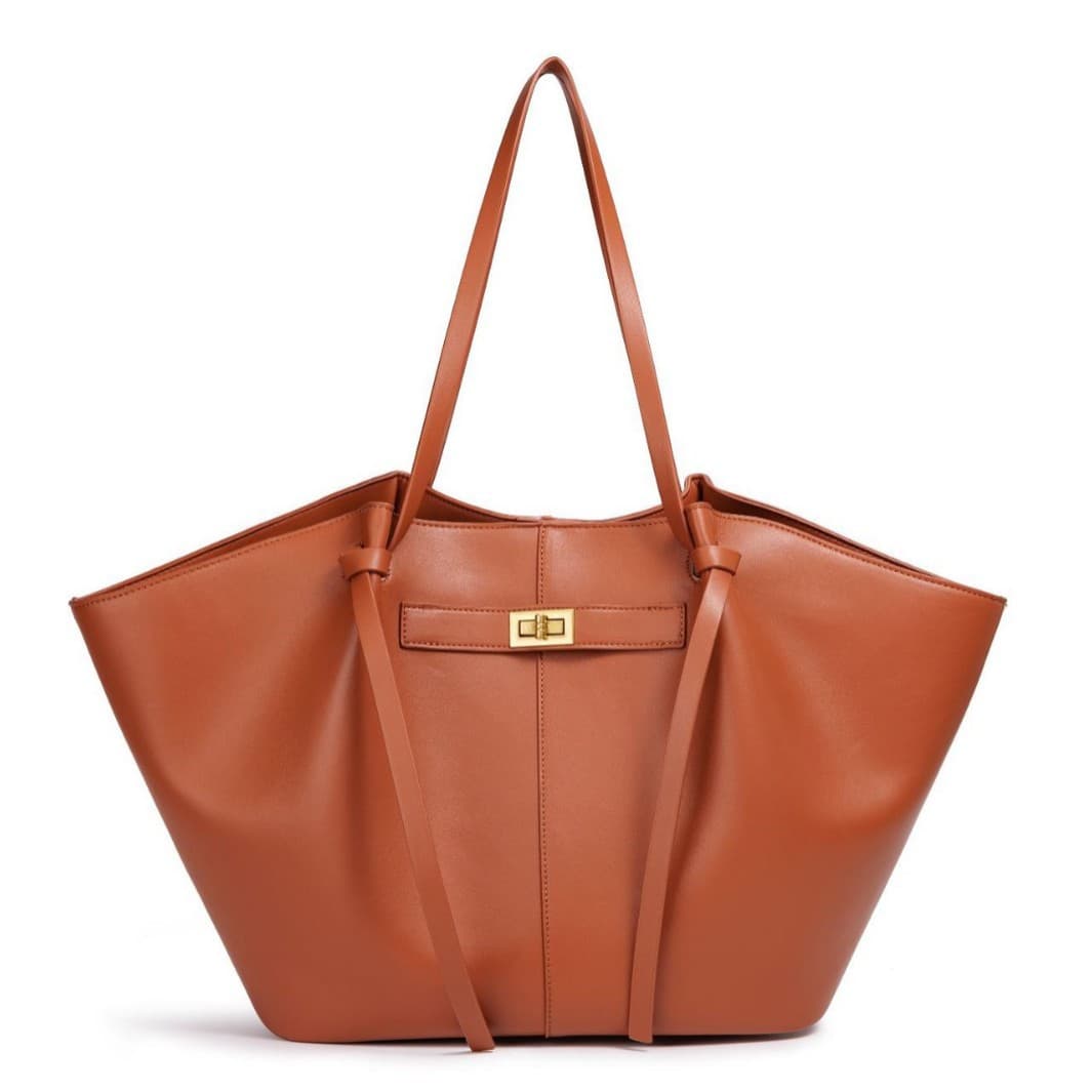 Women's Medium Tote Bag – Stylish Shoulder Bag With Magnetic Closure For Work And Daily Use Simple And Casual