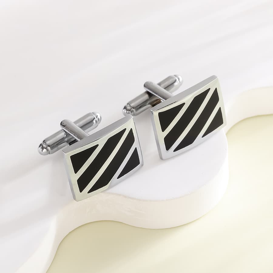 hot selling fashion square French alloy cufflinks cuff nails shirt buttons