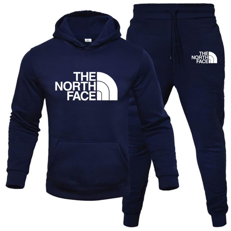 Ensemble sweat-shirt à capuche et pantalon de jogging pour homme, collection printemps-automne 2024.
