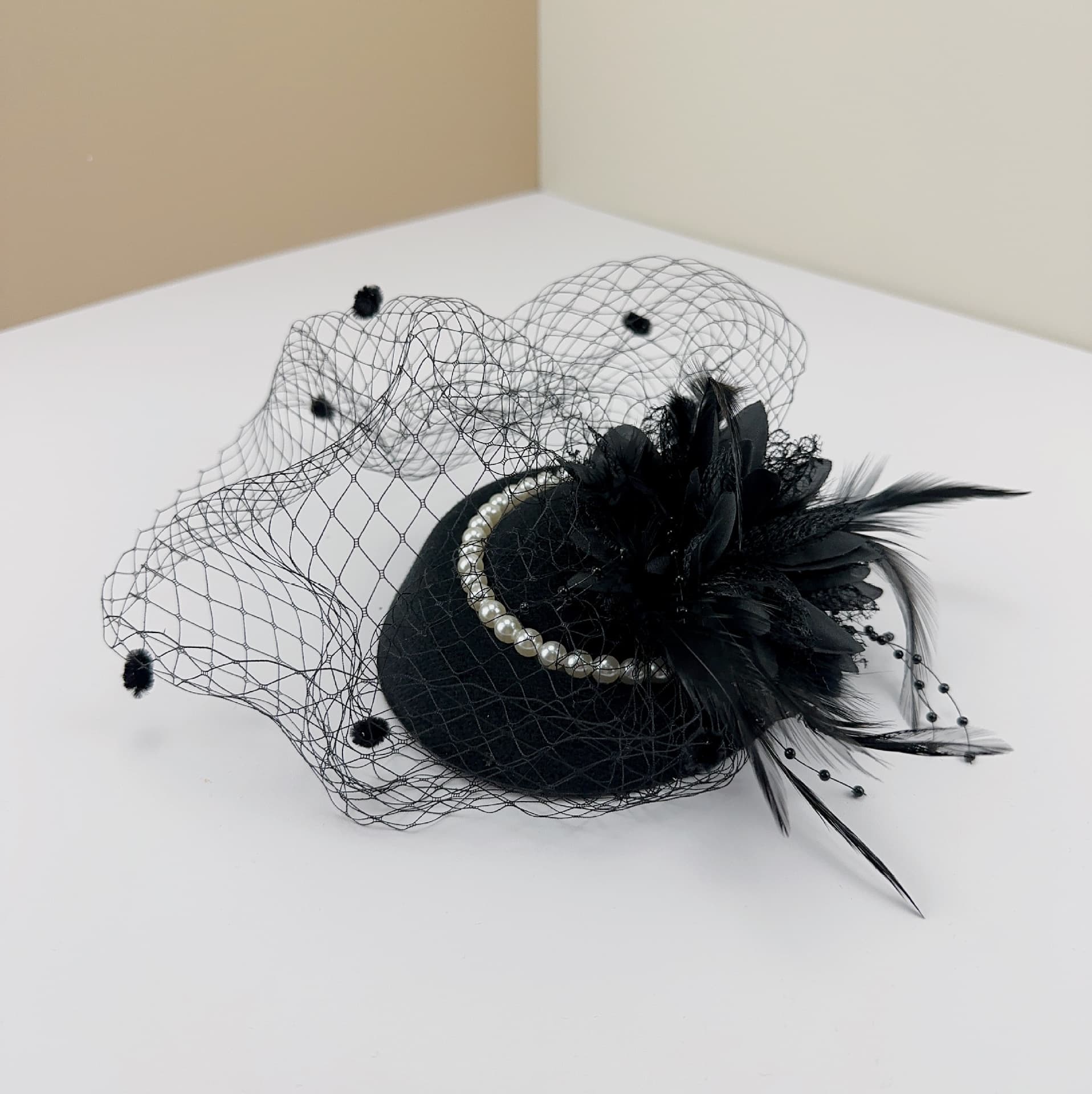 Little Top Female Headwear, Socialite Cheongsam Republic Of China Bride, Veil, Evening Dress, Hair Accessories, Mesh