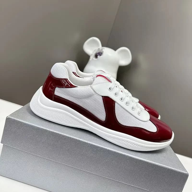 Chaussures de course à pied polyvalentes pour homme, style America Cup Black Box P Home, marque tendance, à tête ronde