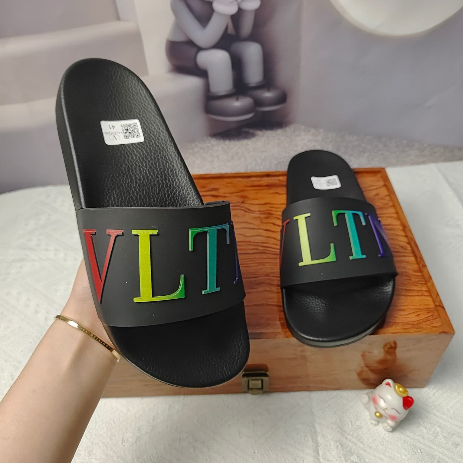 Sandales de plage plates de haute qualité pour hommes, Vietnam, Cambodge, Myanmar, 2023, nouvelles pantoufles de plage à imprimé lettre pour femme