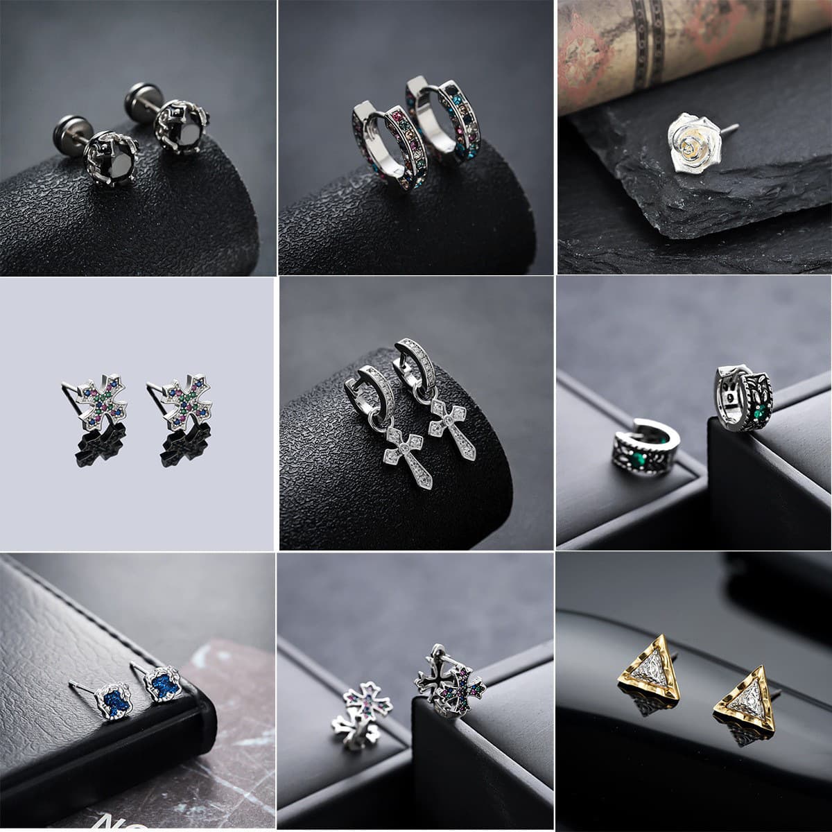 Men New Fashion Trend Ear Clips Personality Versatile Earrings For Women High-end Jewelry Accessories Wholesale