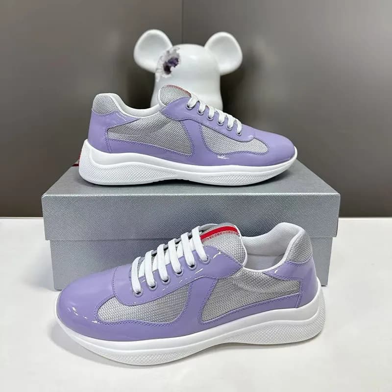 Chaussures de course à pied polyvalentes pour homme, style America Cup Black Box P Home, marque tendance, à tête ronde