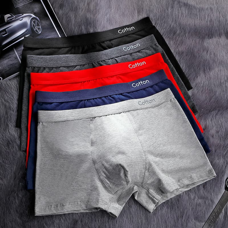 Cotton Men's Underwear 3DU Convex Men's Underwear Three-dimensional Printing Cotton Men's Boxer Pants Manufacturers Wholesale