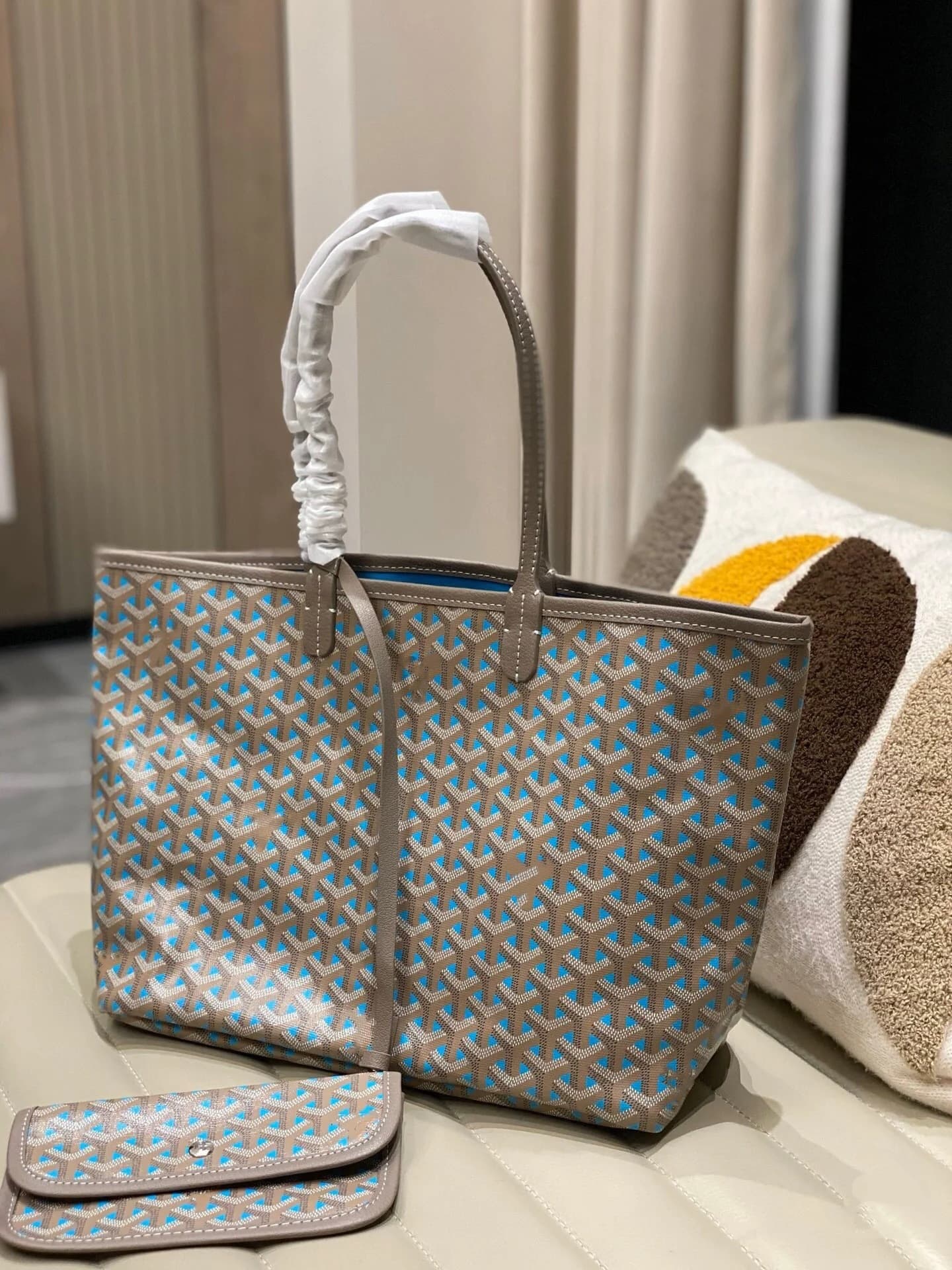 Sac cabas New Dog Tooth édition limitée 170e anniversaire, gris et rose, pour maman