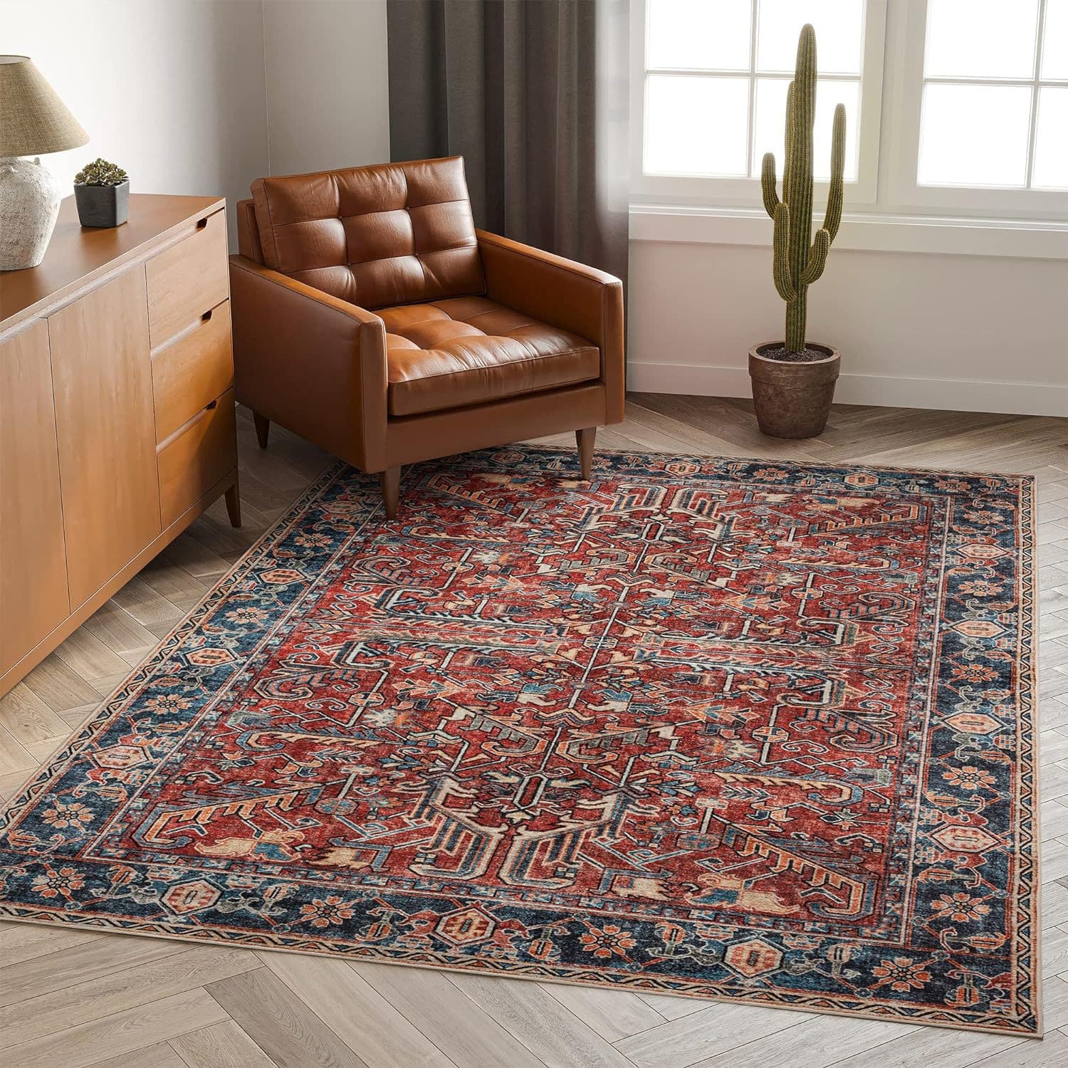 Turkish Persian living room carpet retro ethnic style bedroom bedside blanket hotel homestay full carpet