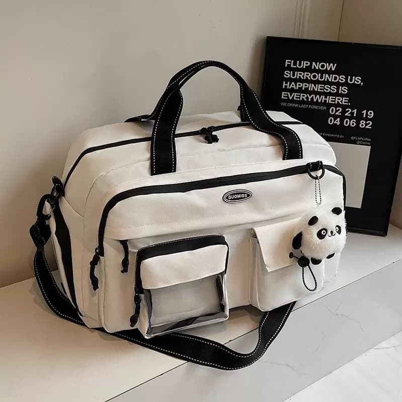 Short distance travel large capacity dry wet separation swimming fitness bag, men's and women's hand-held crossbody