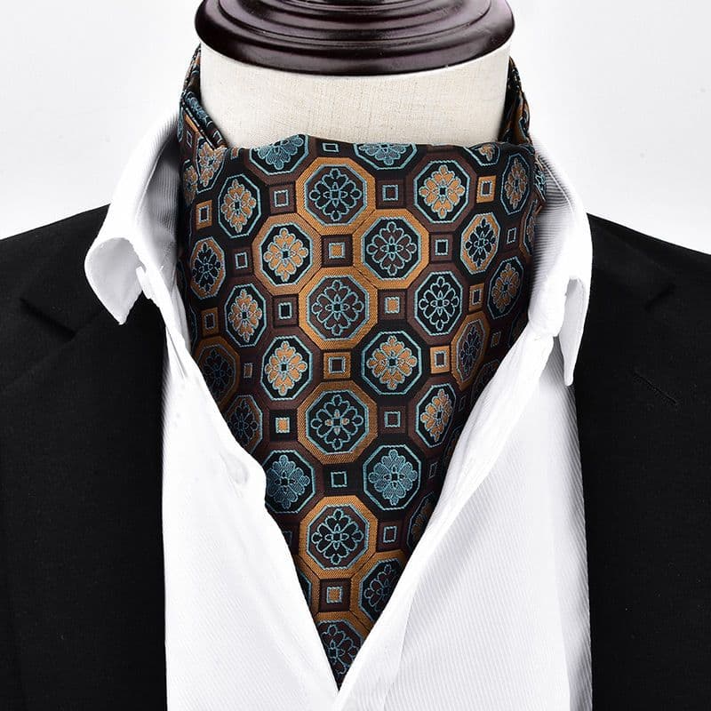 High-End Same Style As Gao Qiqiang Men's Necktie Square Warmer Zhang Songwen Scarf Neck Shirt