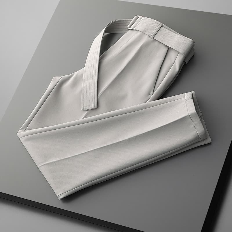 Men's Clothing Nine Point Suit Trousers Business Casual Formal Slim Straight Trousers