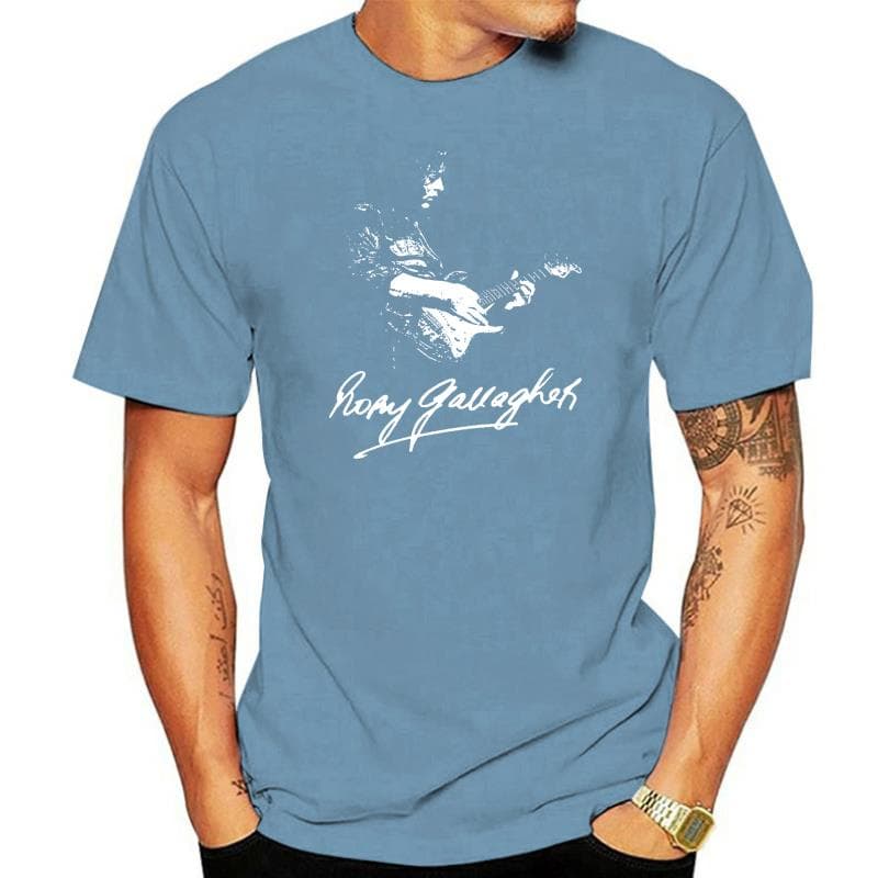 RORY GALLAGHER T shir men Unisex New Fashion VINTAGE BIRTHDAY Cool 1970 1980 RETRO SHIRT GUITARIST GUITAR Casual pride