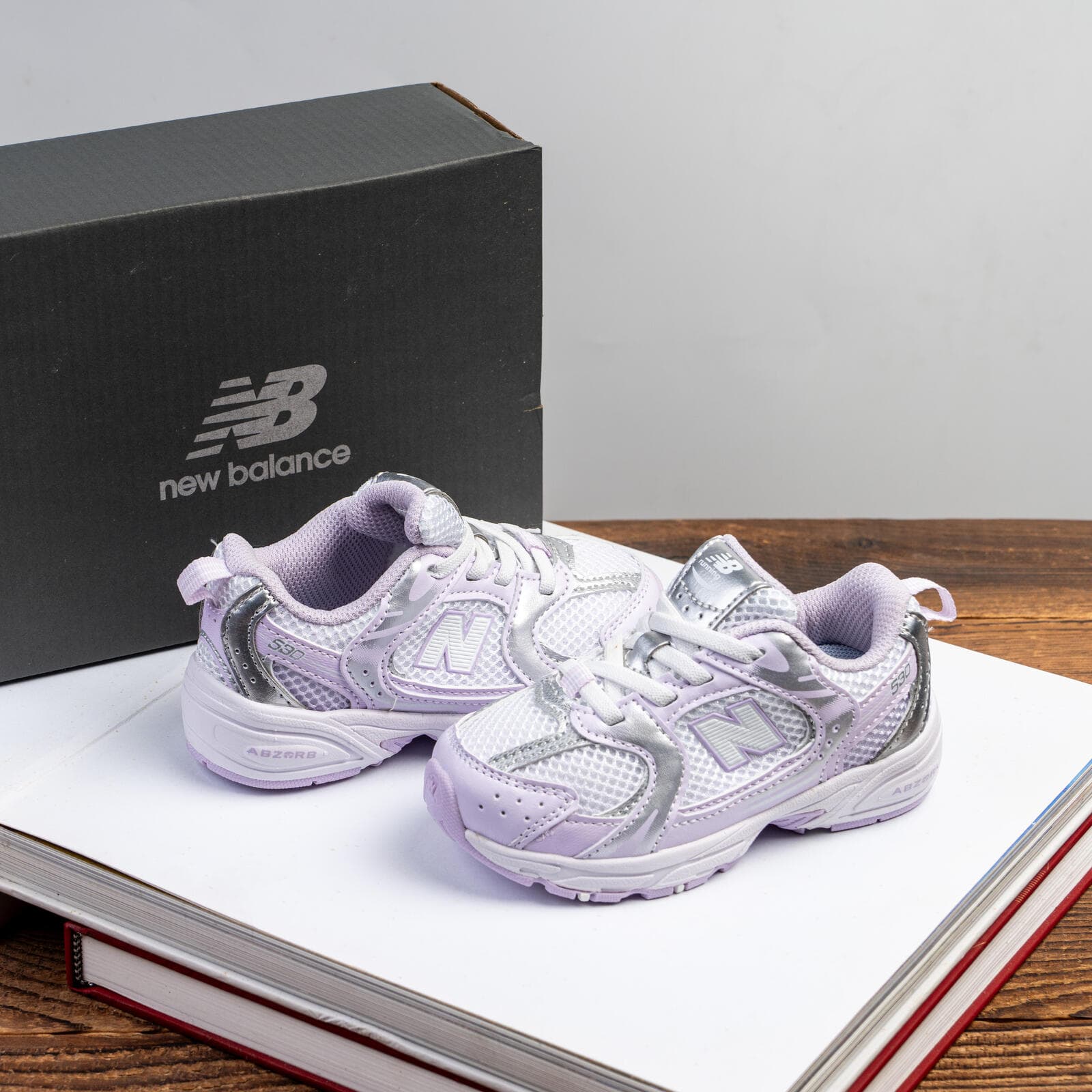Baskets décontractées pour enfants Nw Balance 530, chaussures élégantes en maille respirante, baskets légères et antidérapantes pour garçons
