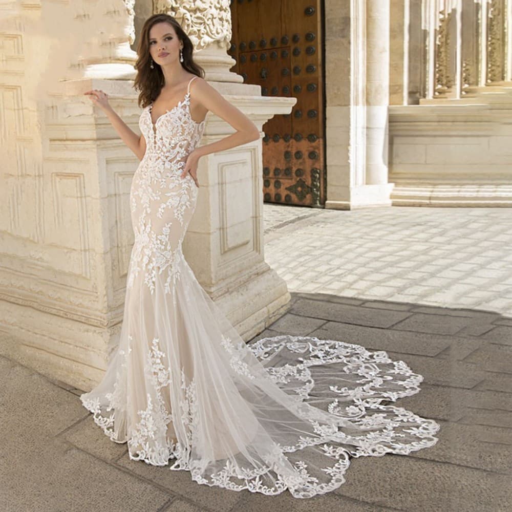 Women's Clothing One Piece Dropshipping New Light Wedding Dress