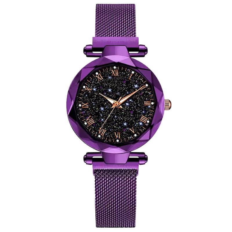 Fashion Star Magnet with Quartz watch Women's Luminous Gypsophila Rome Graded Bracelet watch lady