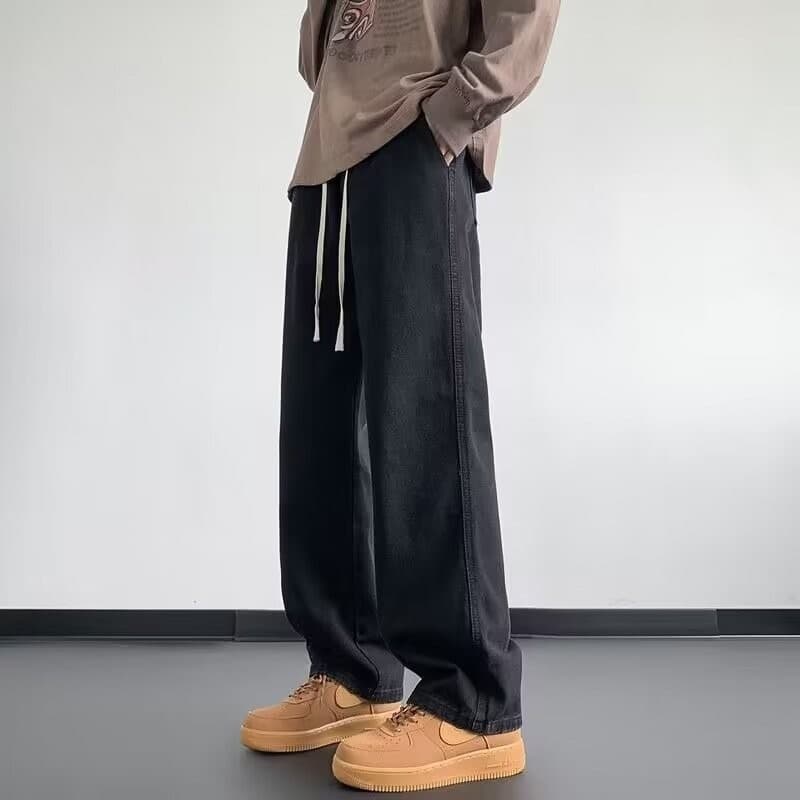 Vêtements pour hommes été nouveaux pantalons en denim amples et décontractés pour hommes