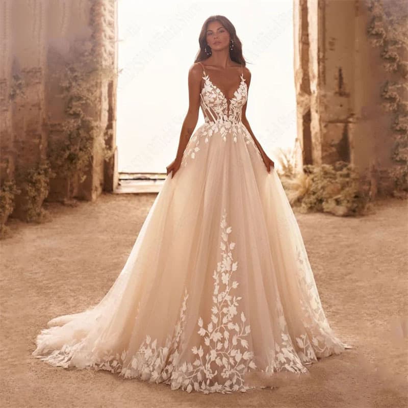 Women's Clothing White Halter Neck Wedding Dress Backless Sexy Temperament Slim Fitting Banquet Gown For Brides
