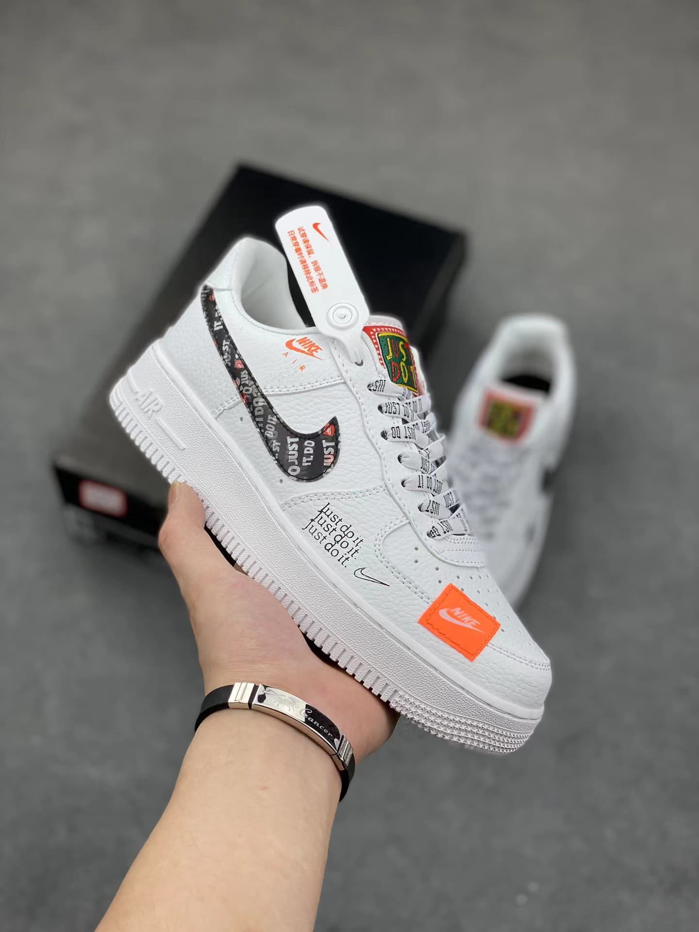 Chaussures décontractées polyvalentes Air New 1 Low respirantes noires et blanches pour couple