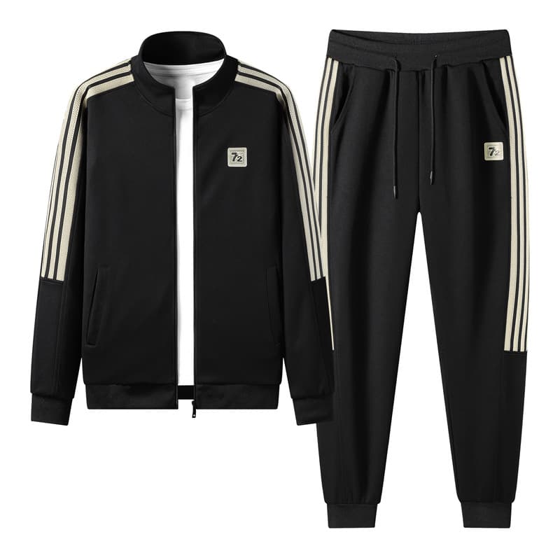Men's Clothing 2024 autumn hot men's sports suit men's sweatshirt sweatpants suit cardigan zipper two piece sportswear men