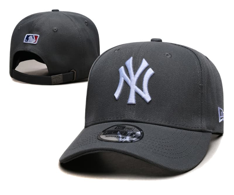 Casquette unisexe transfrontalière, grand logo, visière rigide, broderie, style sport décontracté NY, commerce extérieur