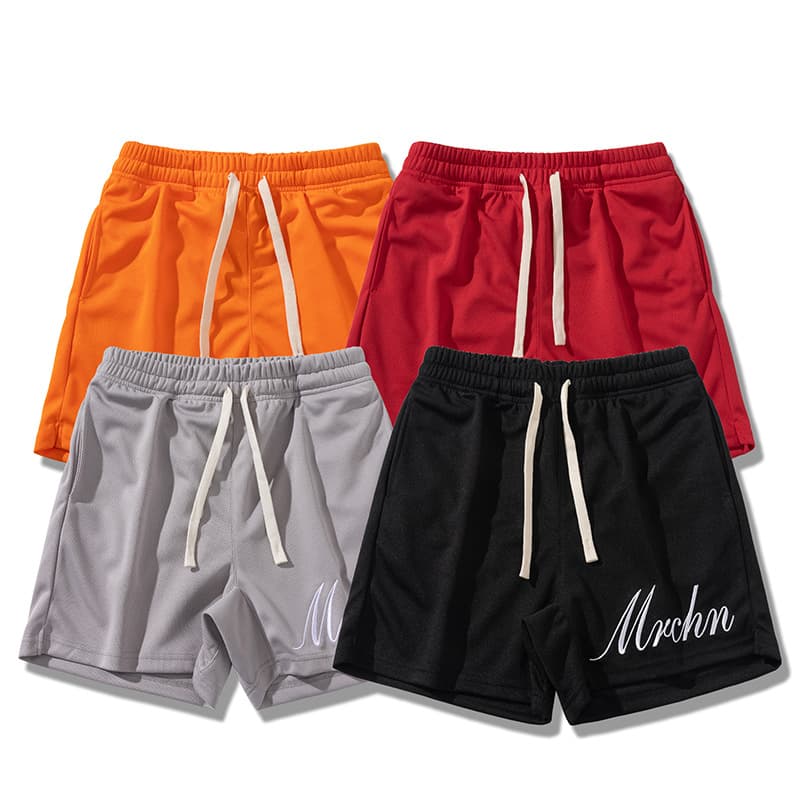 Basketball Shorts New Style Four Point Pants Summer Wear Simple Embroidered Letters Casual Sports Pants Not Above The Knee Shorts Training Pants